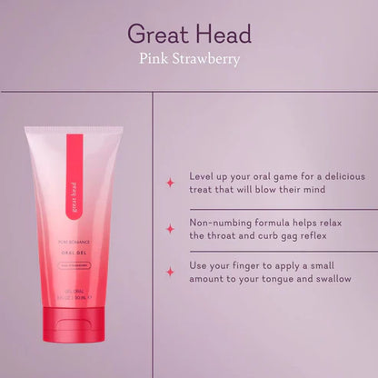 Headliner (Formally Great Head Oral Gel) - Pink Strawberry